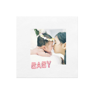 Our beautiful custom White Borderless Custom Photo + Foil Cocktail Napkin with Shiny Fuchsia Foil will make your guests swoon. Personalize your party's theme today.