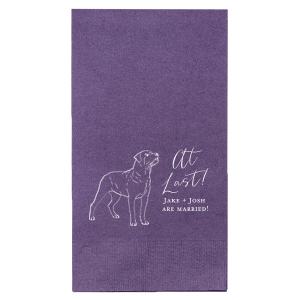 At Last Rottweiler Dog Napkin