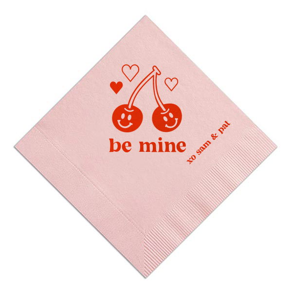 Valentine's Cherry Napkin