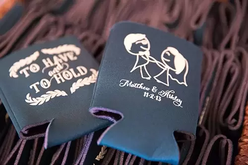 Personalized Wedding Koozies 