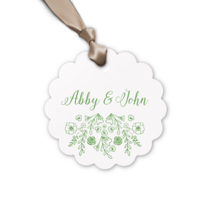 Our custom Poptone Mint Diamond Gift Tag with Shiny Amethyst Foil has a Rose Pattern graphic and is good for use in Accents, Floral, Wedding themed parties and can't be beat. Showcase your style in every detail of your party's theme!
