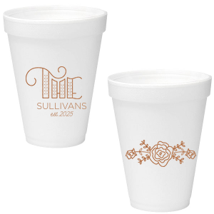 Personalized Foam Cups (12oz)