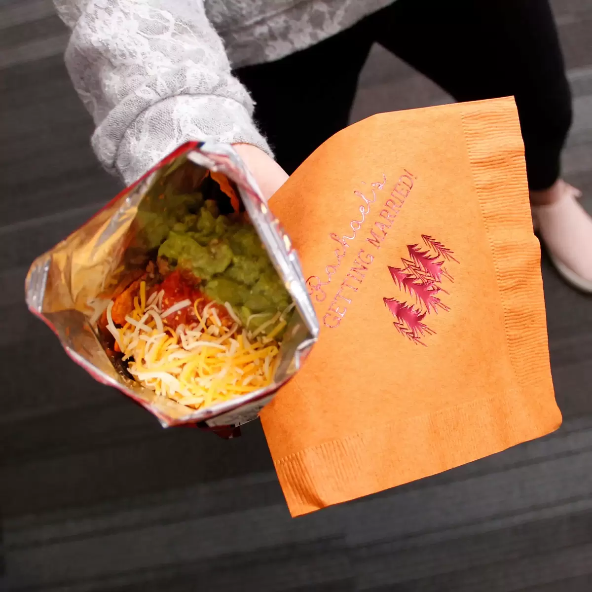 personalized napkins for bridal showers