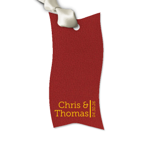 Our custom Metallic Sterling Silver Matte Rectangle Gift Tag with Satin Teal / Peacock Foil are a must-have for your next event—whatever the celebration!