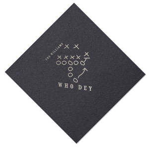 Big Game Football Play Napkin