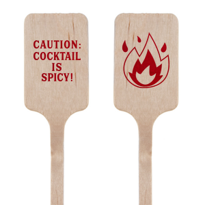 Our beautiful custom Shiny Convertible Red Round Stir Stick with Shiny Convertible Red Foil has a Fire graphic and is good for use in Southwestern themed parties and will look fabulous with your unique touch. Your guests will agree!