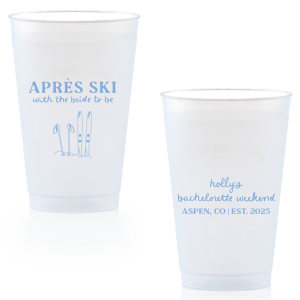 The Bride To Be Après Cup is perfect for destination bachelorette parties! Memorialize your special event with a high quality cup of your style choice printed in the color that best matches your taste. Personalize the text to convey all the important details and any well wishes for honored guests.