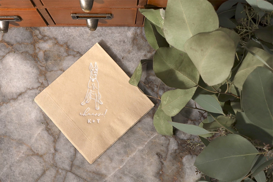 Custom Dog Napkins