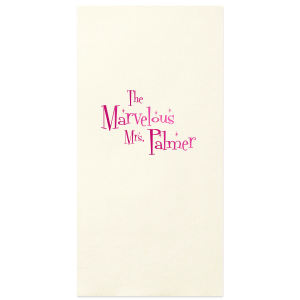 If you are planning a 50's themed birthday party or bachelorette, this napkin is an affordable way to bring home the theme!