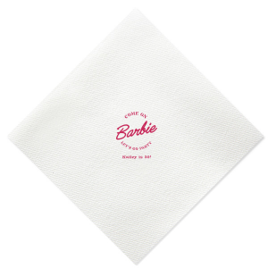 Get this amazing personalized Barbie Birthday Napkin ready for your birthday party, all you have to do is put your name on it and you are good to go! Surprise your closest ones with breath-taking things!