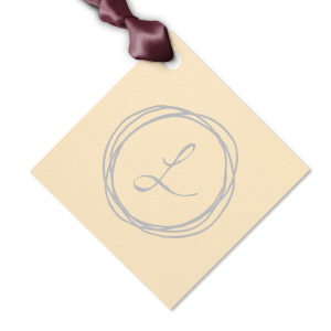 Our custom Stardream Crystal White Diamond Gift Tag with Matte Black Foil has a Circle Doodle Frame graphic and is good for use in Frames themed parties and will impress guests like no other. Make this party unforgettable.