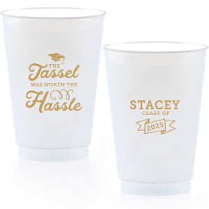 Cheers! (gold)  Frost Flex Cups (20 oz. - X-Large!)