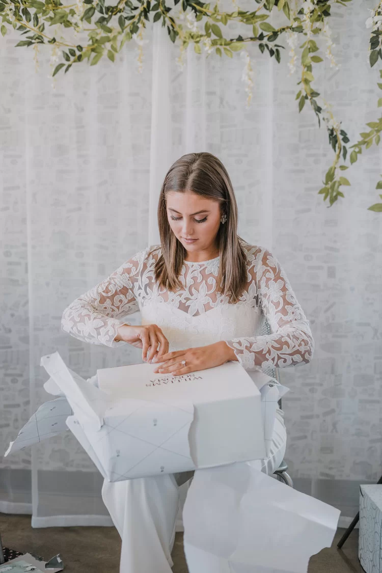 bridal shower gift opening