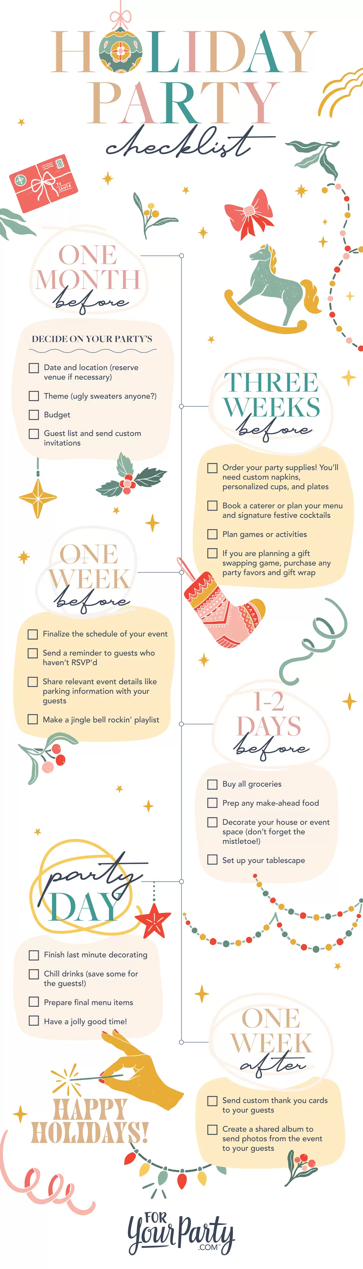Holiday Party Planning Checklist