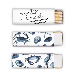 Our beautiful custom White Classic Custom Photo Matchbox with Matte Black Ink Digital Print Colors and Matte Fuchsia Ink Digital Print Colors has a Wave Accent graphic and is good for use in Travel, Beach/Nautical, Father's Day themed parties and can't be beat. Showcase your style in every detail of your party's theme!