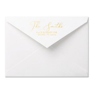 Our beautiful custom Digital Matte Slate Gray Ink Invitation Envelope can be customized to complement every last detail of your party.