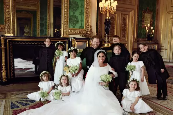 Meghan and Harry's royal wedding party sans bridesmaids and groomsmen