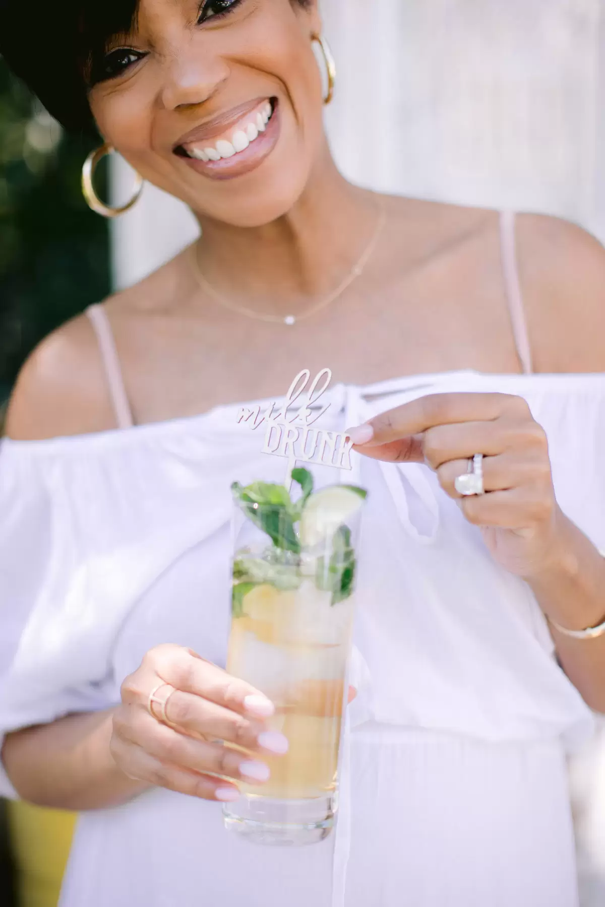 signature cocktails served at Dulé Hill and Jazmyn Simon's baby shower BBQ