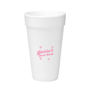 Embrace the bride-to-be's final fling before the ring with the Bachelorette Blooms Personalized Cup, featuring her name encircled by delicate minimal floral designs. A chic and feminine touch for a memorable bachelorette party.