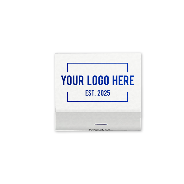 Elevate your brand with the Corporate Logo Matchbox. It features a prominent frame highlighting your company's logo, with an option to add the establishment year. This matchbox serves as an elegant, memorable touch for events or as a sophisticated offering in office settings.