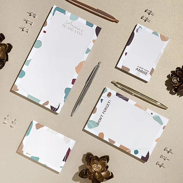 Personalized Note pad with pens