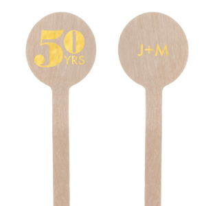 Diamond Ring Anniversary Stir Stick