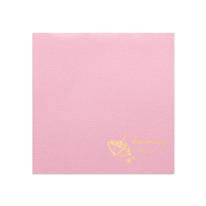 Our custom Pink Linen Like Dinner Napkin with Shiny 18 Kt Gold Foil Color has a Umbrella with Flowers graphic and is good for use in Bridal Shower, Baby Shower themed parties and can't be beat. Showcase your style in every detail of your party's theme!