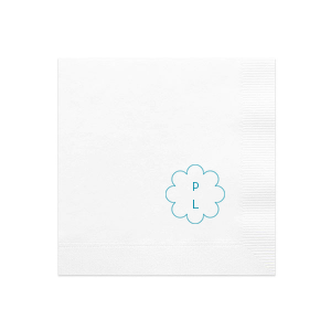 Cherish your special day with the Floral Frame Initials Keepsake Napkin, elegantly presenting the couple's initials within a delicate minimal floral frame. Ideal for weddings, engagement parties, or anniversaries, it adds a touch of personalized charm to your celebration.