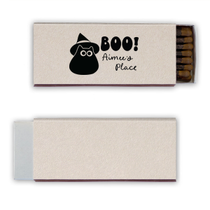 Feel the magic of the Witchy Cat Match! More cute than creepy, this design featuring a chubby black cat is ideal for lighting séances or scented candles in your home. Perfect for anyone with a feline familiar!