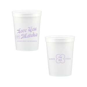 All You Need Is Love - Wedding good Stadium Cups #9 - Custom - Bridal Wedding Favors, Wedding Cups, Party Cups