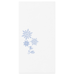 The ever-popular White Luncheon Napkin with Shiny Copper Foil has a Snowflake Cluster graphic and is good for use in Delphine themed parties and will add that special attention to detail that cannot be overlooked.