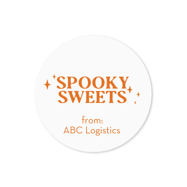 Spooky Sweets Label