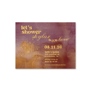 Meet ForYourParty's new Let's Shower With Love Invite, designed especially for you. It has an amazing graphics and will fit in every occasion. Modify it and you're good to go! 