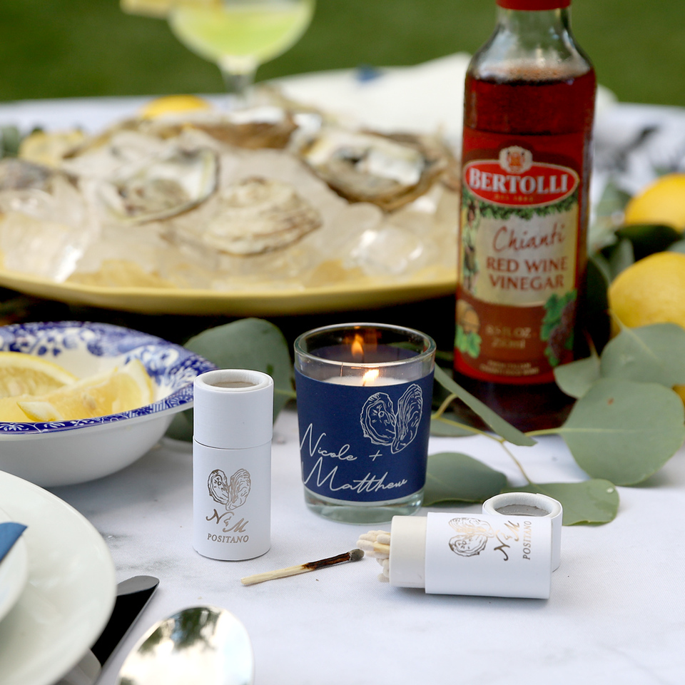 Classic Italian Wedding Oyster Match