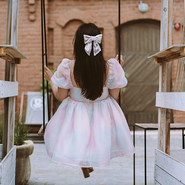 Bows and Vows romantic bridal shower party accessories