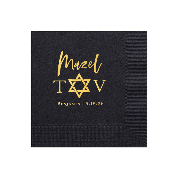 Star Mazel Tov Napkin