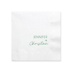 Our custom White Guest Hand Towel with Shiny Leaf Foil will look fabulous with your unique touch. Your guests will agree!