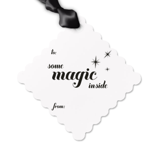 ForYourParty's Some Magic Inside Gift Tag is designed only for you to celebrate the special moments with your closest ones. It will make your gifts even more unique. Surprise your loved ones! They will love it!