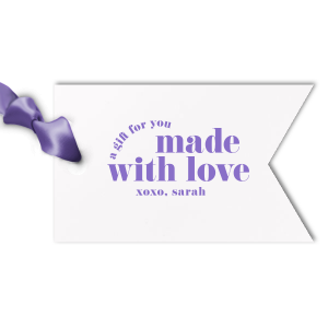 The most popular Gift Tag with good graphics designed just for you. Surprise your loved ones with something unique, made just for them. Don't forget to put your name on it! 