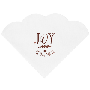 Our beautiful custom White Cocktail Napkin with Shiny Merlot Foil has a North Star graphic and is good for use in Christmas, Stars themed parties and are a must-have for your next event—whatever the celebration!