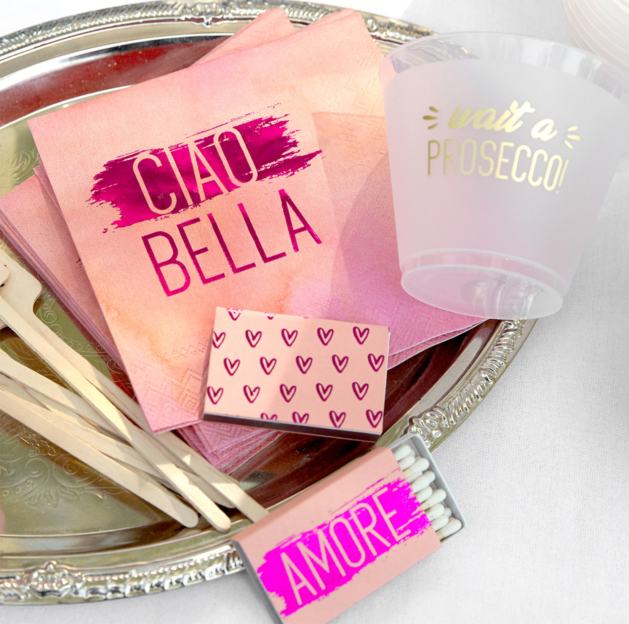 Ciao Bella party napkin