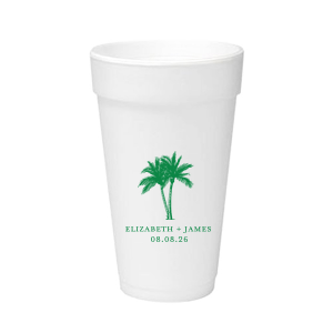 The Romantic Beach Vibes Cup is sure to turn your next party event into a summertime smash! Available in your choice of ink printed colors and customizable text, the party cup is easy to make your own.