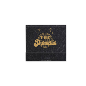 Bring some funky flair to your event with these Disco Ball Family Name Matches! These matches feature a sparkly disco ball design with personalized family names in bold, vibrant colors. Perfect for weddings, family reunions, or any other celebration, these matches will add a touch of glitz and glamour to your event.