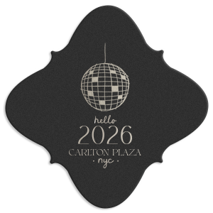 Begin the year with style with the Hello New Year 2026 Coaster! The stylish and functional coaster comes in a variety of shapes and colors to suit your festivity needs.