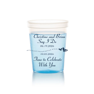 Our custom White 22 oz Stadium Cup with Matte Navy Ink Cup Ink Colors has a Sketchy Heart Line graphic and is good for use in Frames, Hearts, Wedding themed parties and can't be beat. Showcase your style in every detail of your party's theme!