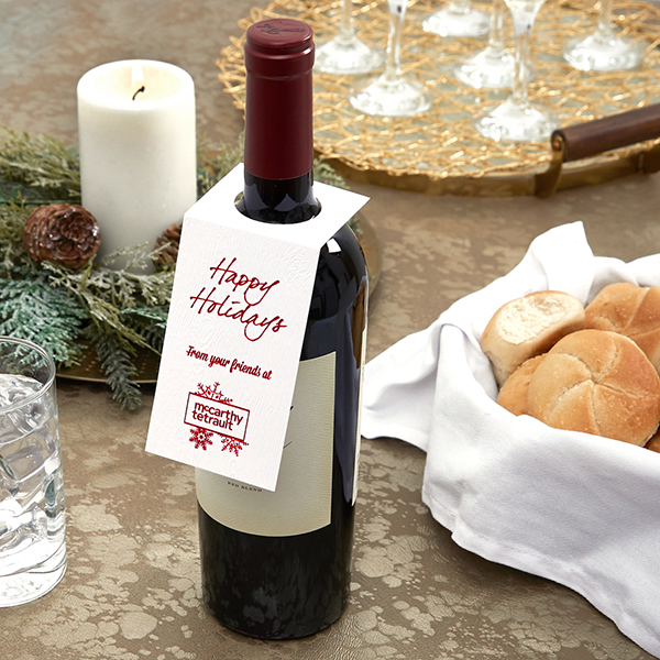Wine Bottle Hang Tag