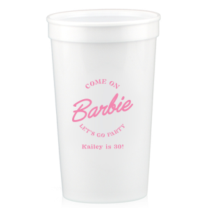 32 Oz. Jumbo Size Personalized Reusable Christmas Party Favor Cups