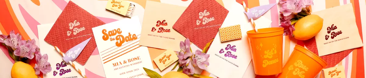 shop the Mod Mediterranean wedding collection