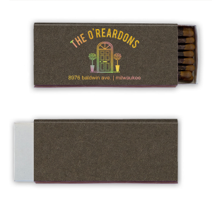 New Hot personalized Matches are here, with your family name and the front door of your apartment! Doesn't it sound like a perfect decoration for your home? Get it today! 