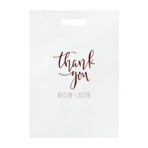 Our custom Shiny Merlot Cake Box with Shiny Merlot Foil Color has a Thank You 2 graphic and is good for use when you need to give away that special treat for a thank you and will make your guests swoon. Personalize your party's theme today.